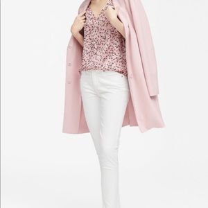 Banana Republic Floral Pleated Top